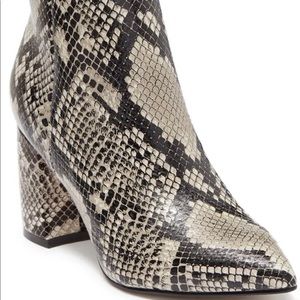 Marc Fisher Snake Skin Bootie
